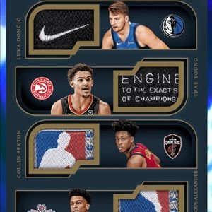 Luka rookie with Nike logo and 2 part logoman